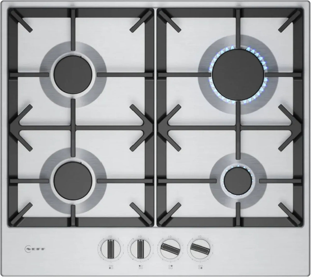 NEFF T26CIP8N0 Gaskochfeld 60 cm mit FlameSelect und Sicherheitsabschaltung