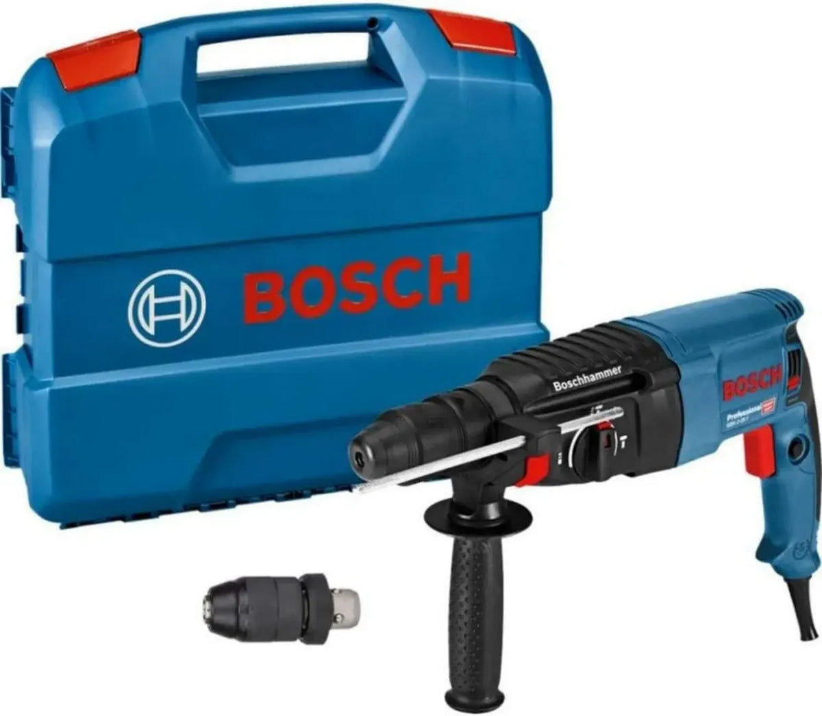 Bosch Professional SDS-Plus Bohrhammer GBH 2-26 DFR mit Zubehör im Koffer