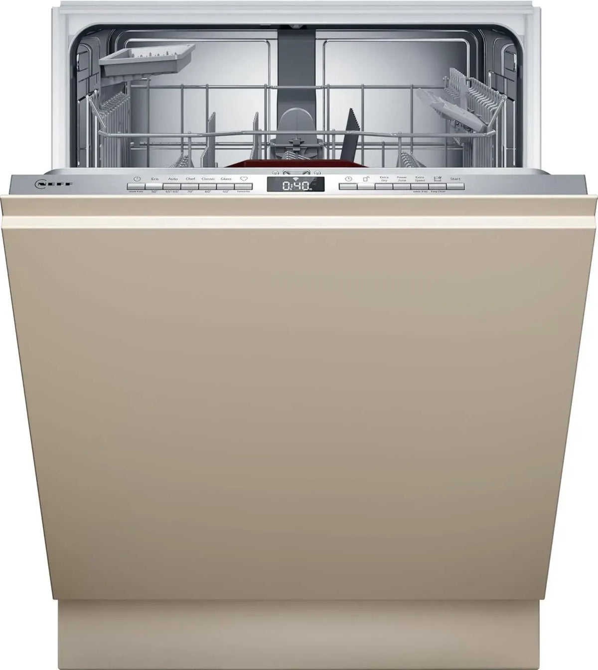 NEFF S155EAX16E Vollintegrierte Geschirrspülmaschine 60 cm mit Besteckkorb und Chef 70°C Programm