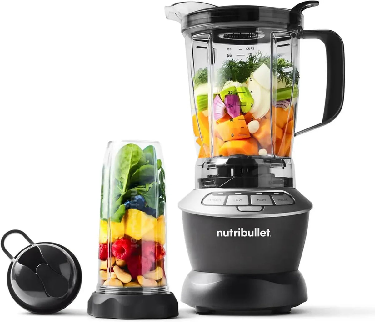 Nutribullet Standmixer, 1000W Hochleistungsmixer, 1,6L Behälter, Multifunktional, Grau