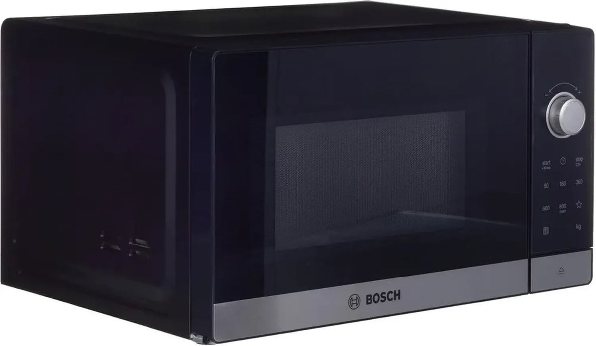 Bosch Serie 2 Mikrowelle 800W, 27cm Drehteller, AutoPilot 7, LED-Display, Edelstahl