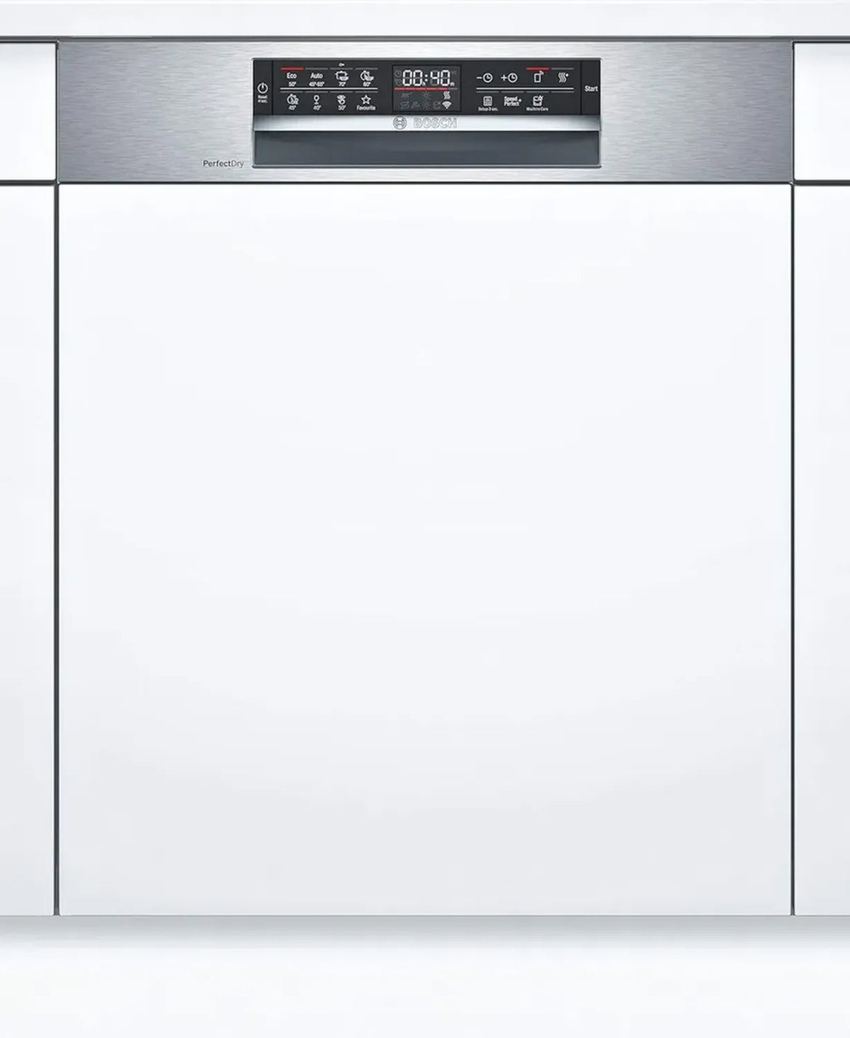 Bosch SMI6ZCS49E Serie 6 Integrierter Geschirrspüler 60 cm, Besteckschublade, Made in Germany, Extra leise mit Silence Programm, ExtraClean Zone