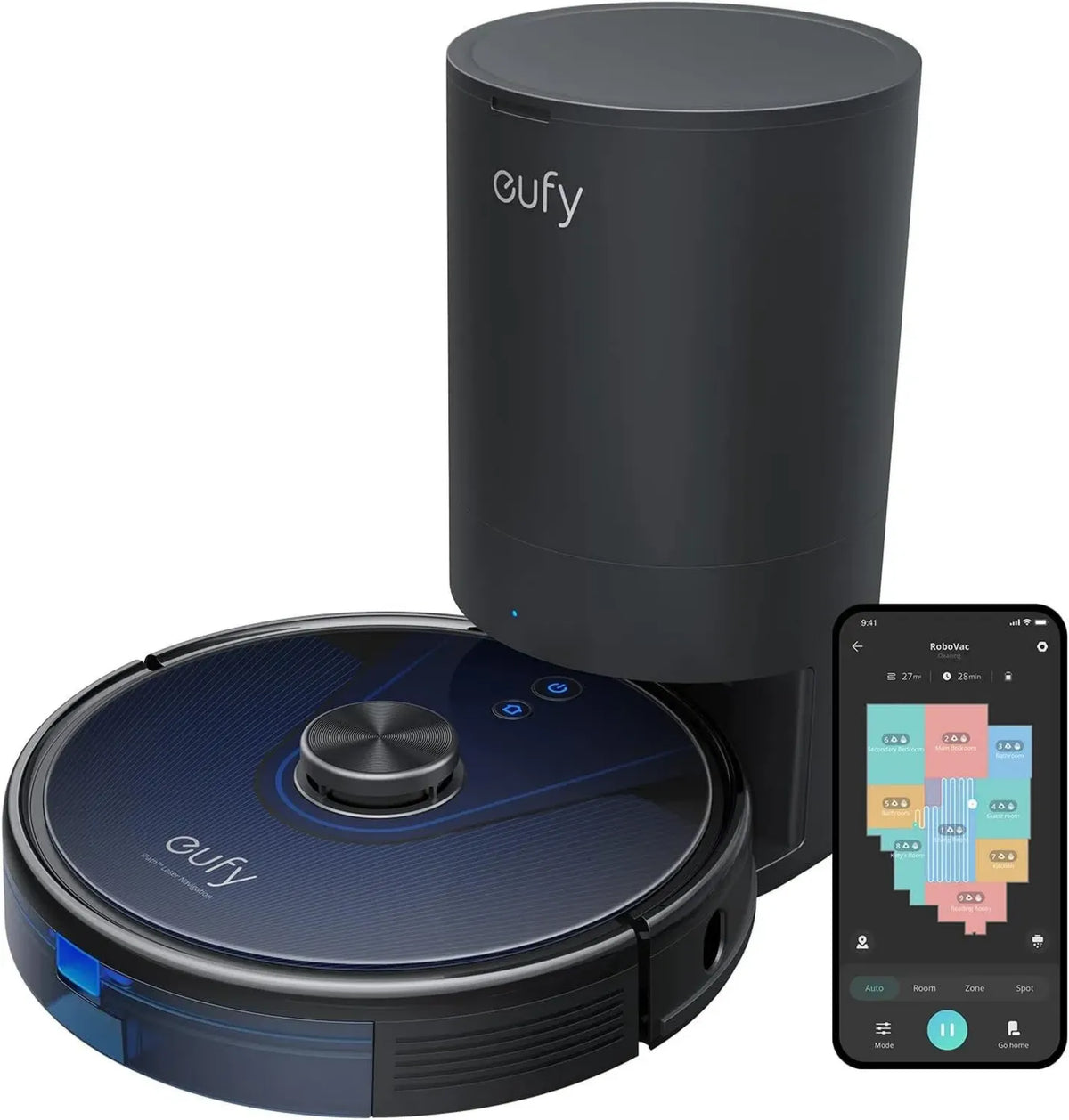 eufy by Anker RoboVac L35+ Staubsauger- und Wischroboter mit Absaugstation, 2023 Modell