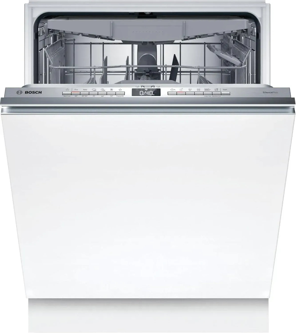 Bosch Serie 4 Geschirrspüler Vollintegriert 60 cm, Besteckschublade, Leise in Deutschland Hergestellt, SpeedPerfect+ und Aquastop