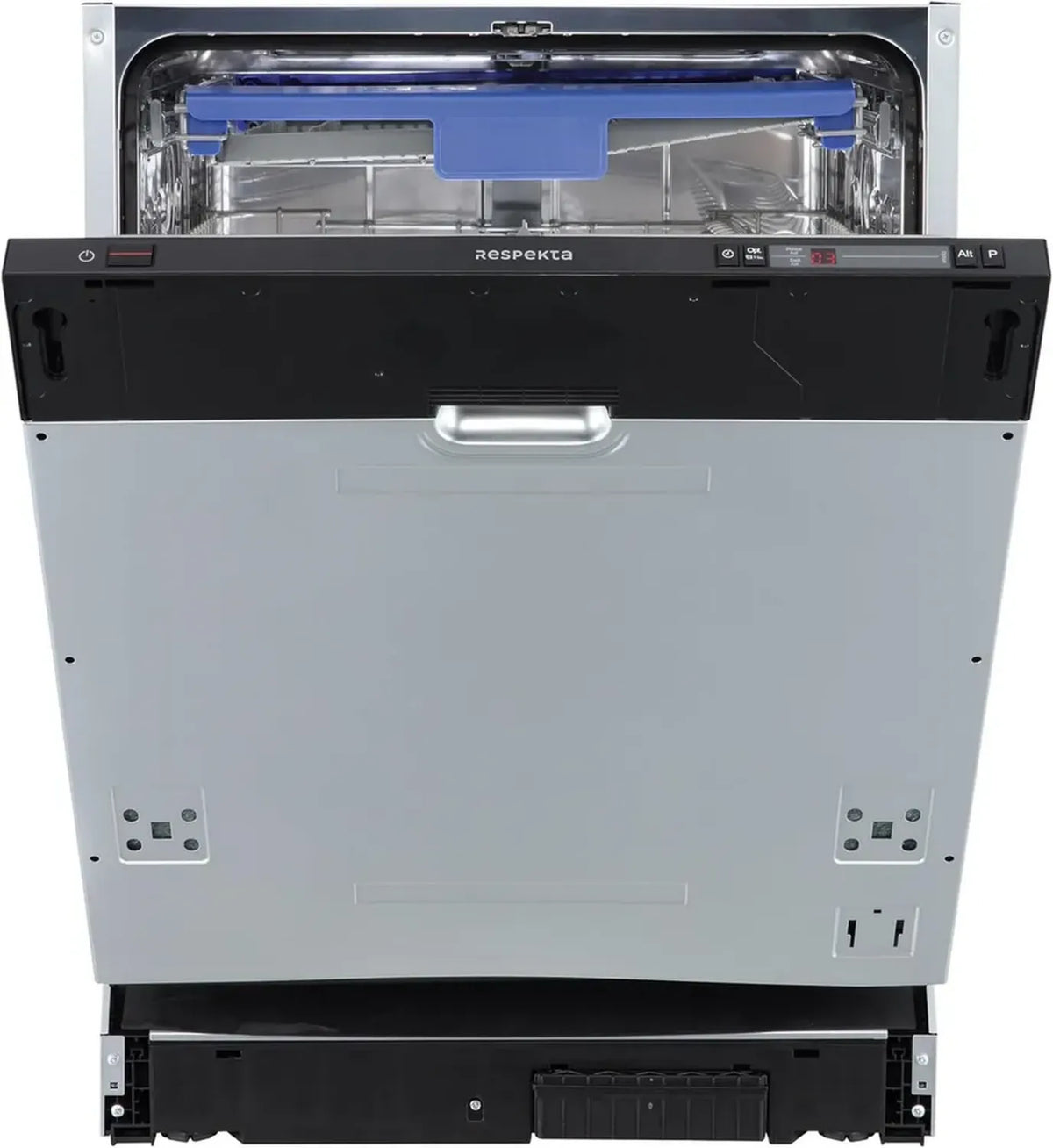 Respekta Anesa Vollintegrierter Geschirrspüler, 60 cm, 9 Programme, Aquastop, Automatische Türöffnung, Weinglashalter, 42 dB, Energieklasse B