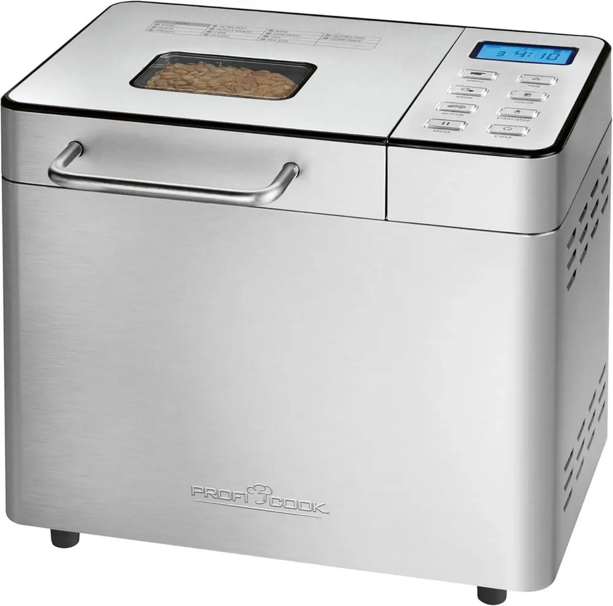 ProfiCook Brotbackautomat mit 13 Programmen und Timerfunktion, einstellbarer Kruste