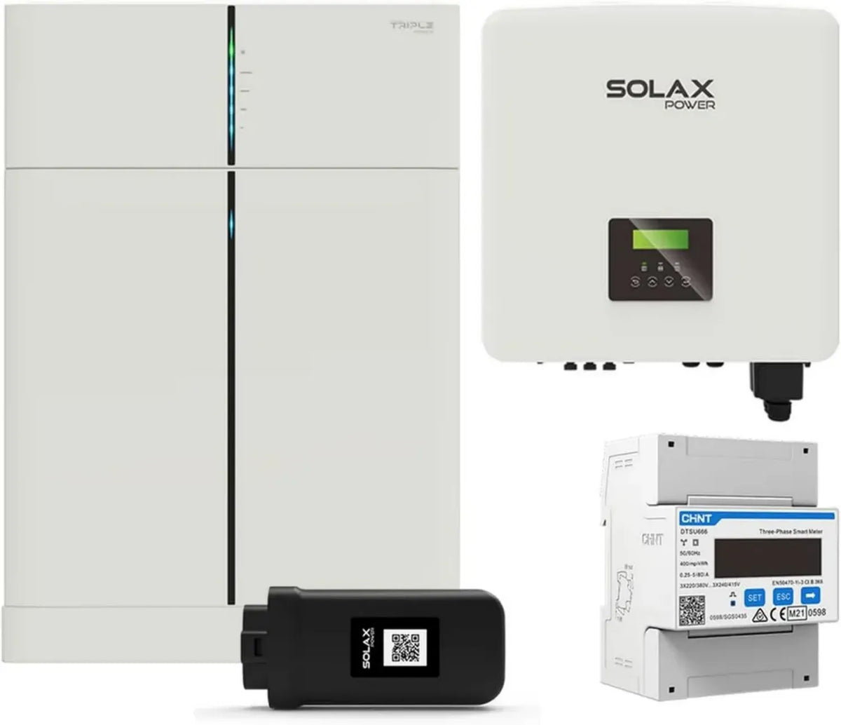 SolaX X3 G4 12kW Hybrid Wechselrichter mit 9kWh T30 Solarspeicher - 0% MwSt gemäß §12 III UStG