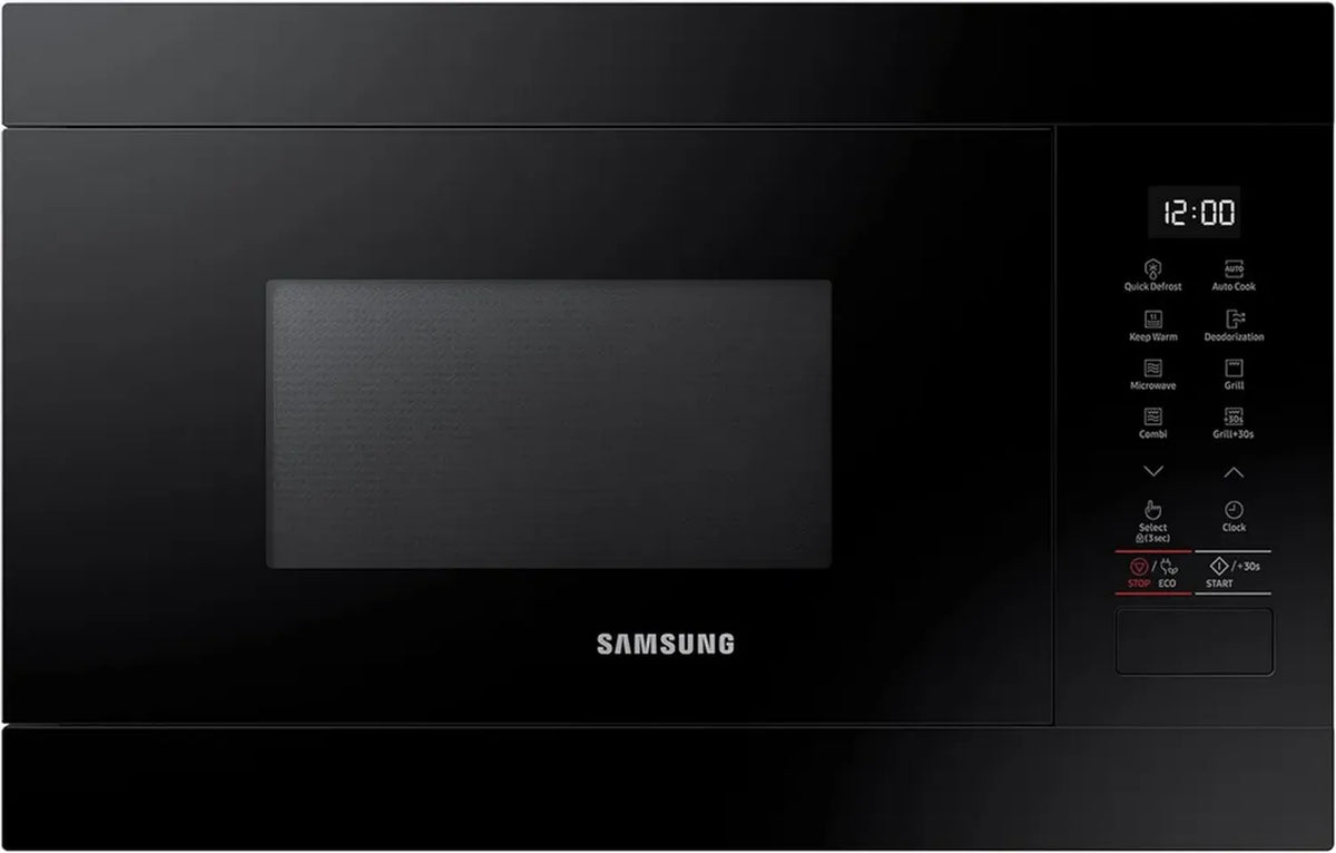 Samsung Einbau-Mikrowelle MG22M8254AK, 22L, 850W, Grill, Schwarz