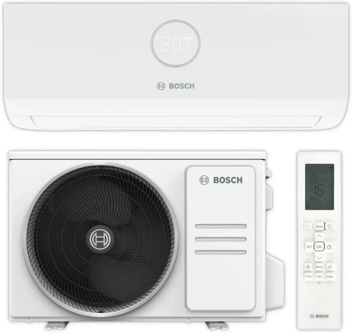 Bosch Inverter-Klimaanlage Climate 3000I, Split-System, 3.5-3 kW