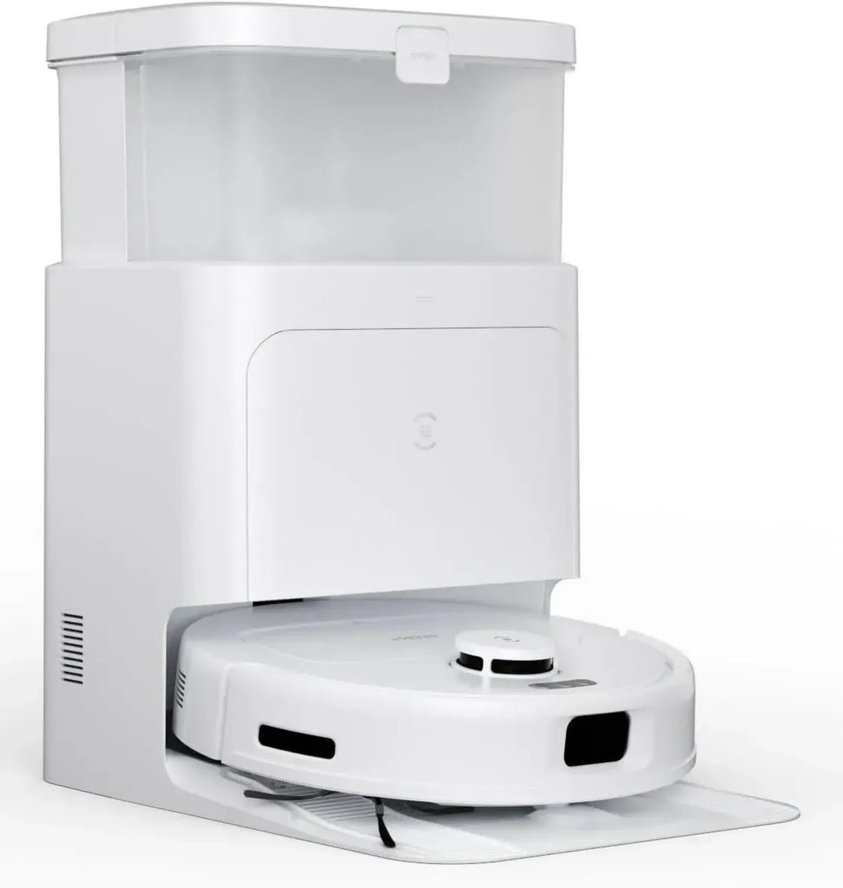 ECOVACS DEEBOT N30 PRO Saugroboter mit 10.000 Pa Saugkraft, ZeroTangle 2.0, TruEdge Reinigung, Heißwassertrocknung, Weiß